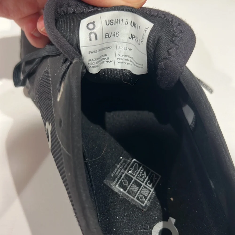 ON Cloud X 3 Training Shoe (Men) Black SIZE 11.5 - Picture 5 of 5